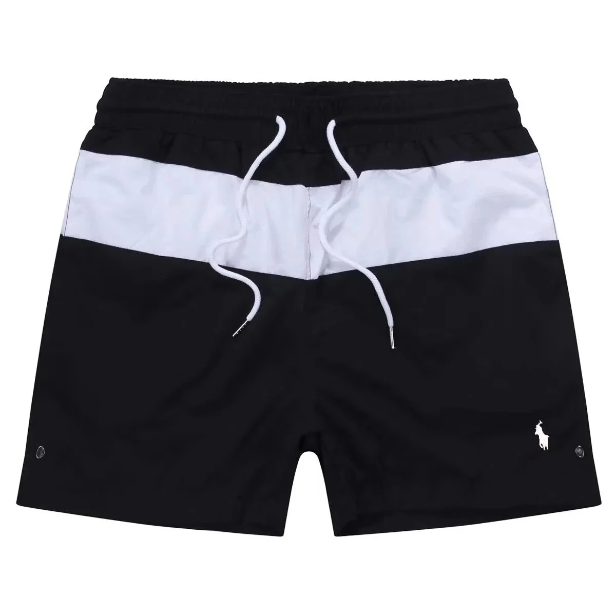 Polo Ralph Lauren Polo Ralph Lauren Black & White Shorts Black - 1