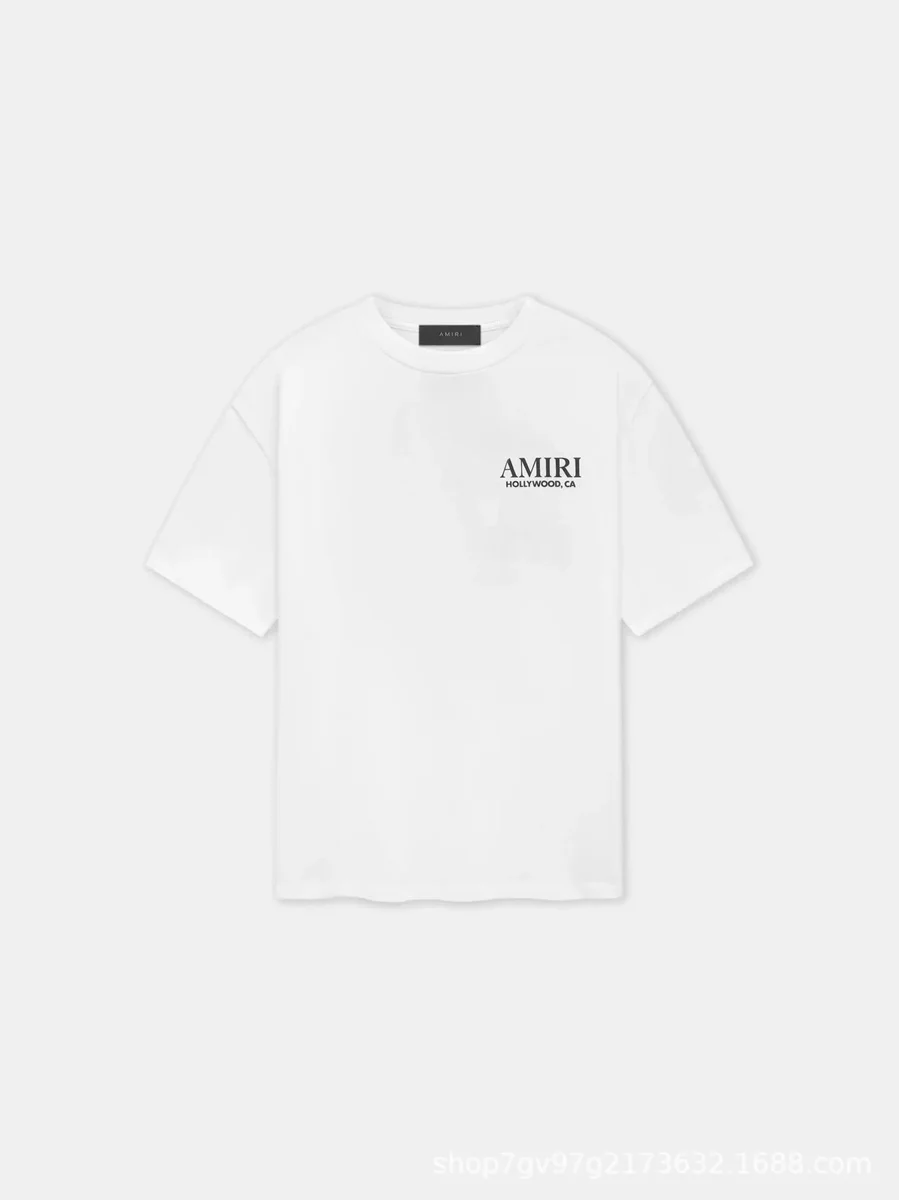 Amiri Amiri White Logo T-Shirt White - 1