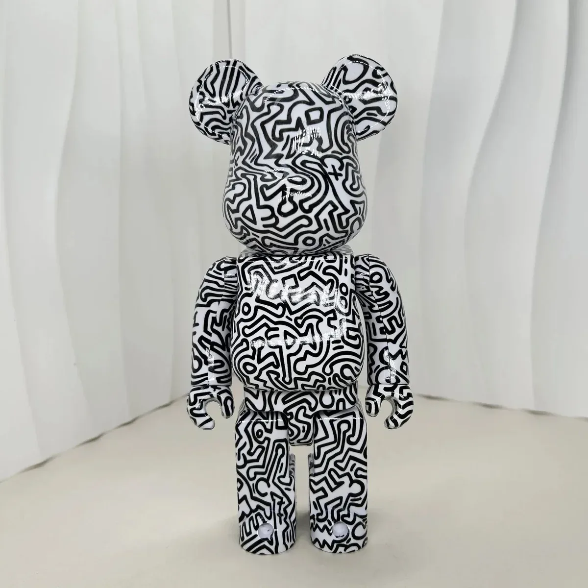 A Bathing Ape A Bathing Ape BAPE STA Keith Haring Bear Figure Black - 1