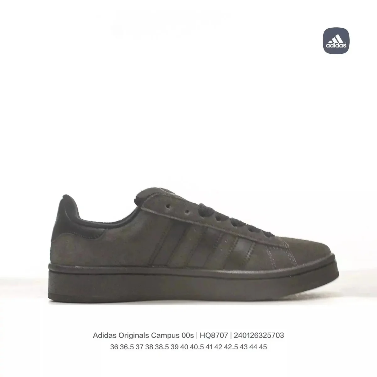 Adidas Adidas Campus 00s Triple Black Sneakers Black - 1