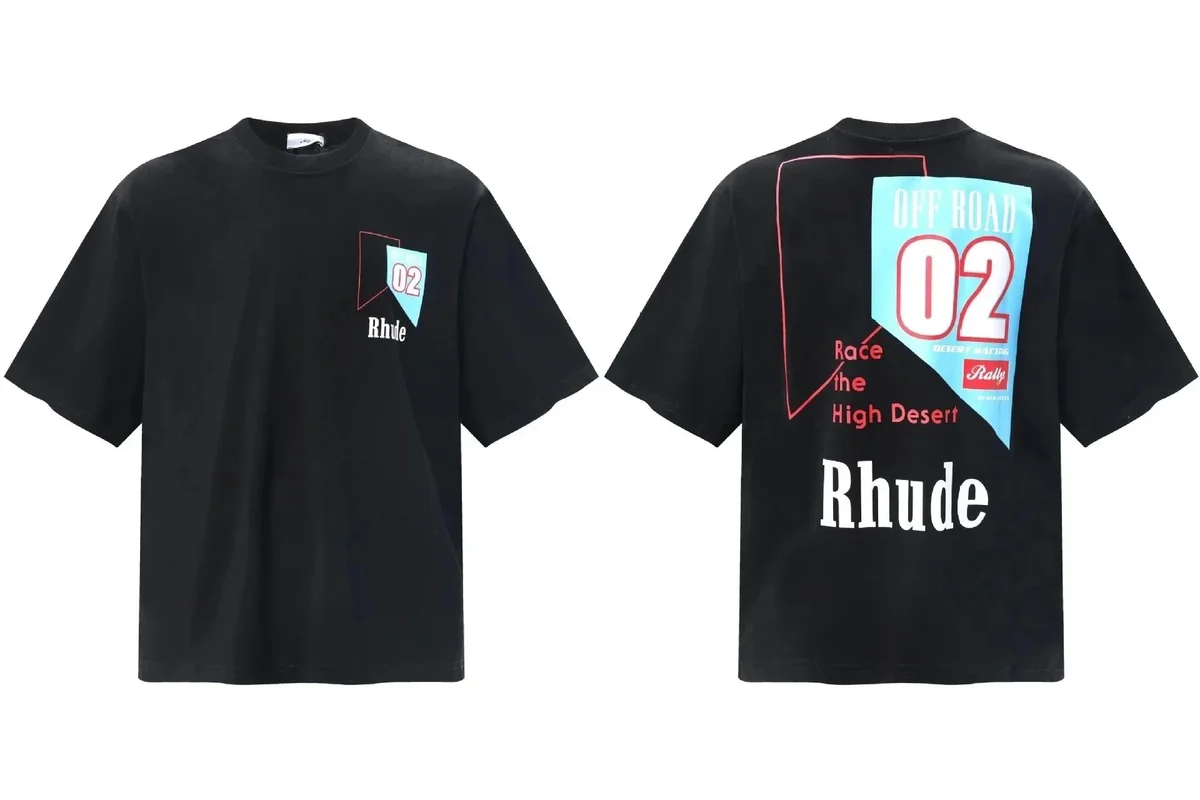 Rhude Rhude Off Road 02 Black T-Shirt Black - 1