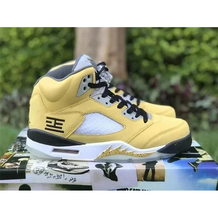Jordan Air Jordan 5 'Yellow Ostrich' Sneakers Yellow - 1