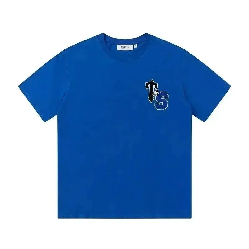 Trapstar Trapstar TS Logo Blue T-Shirt Blue - 1