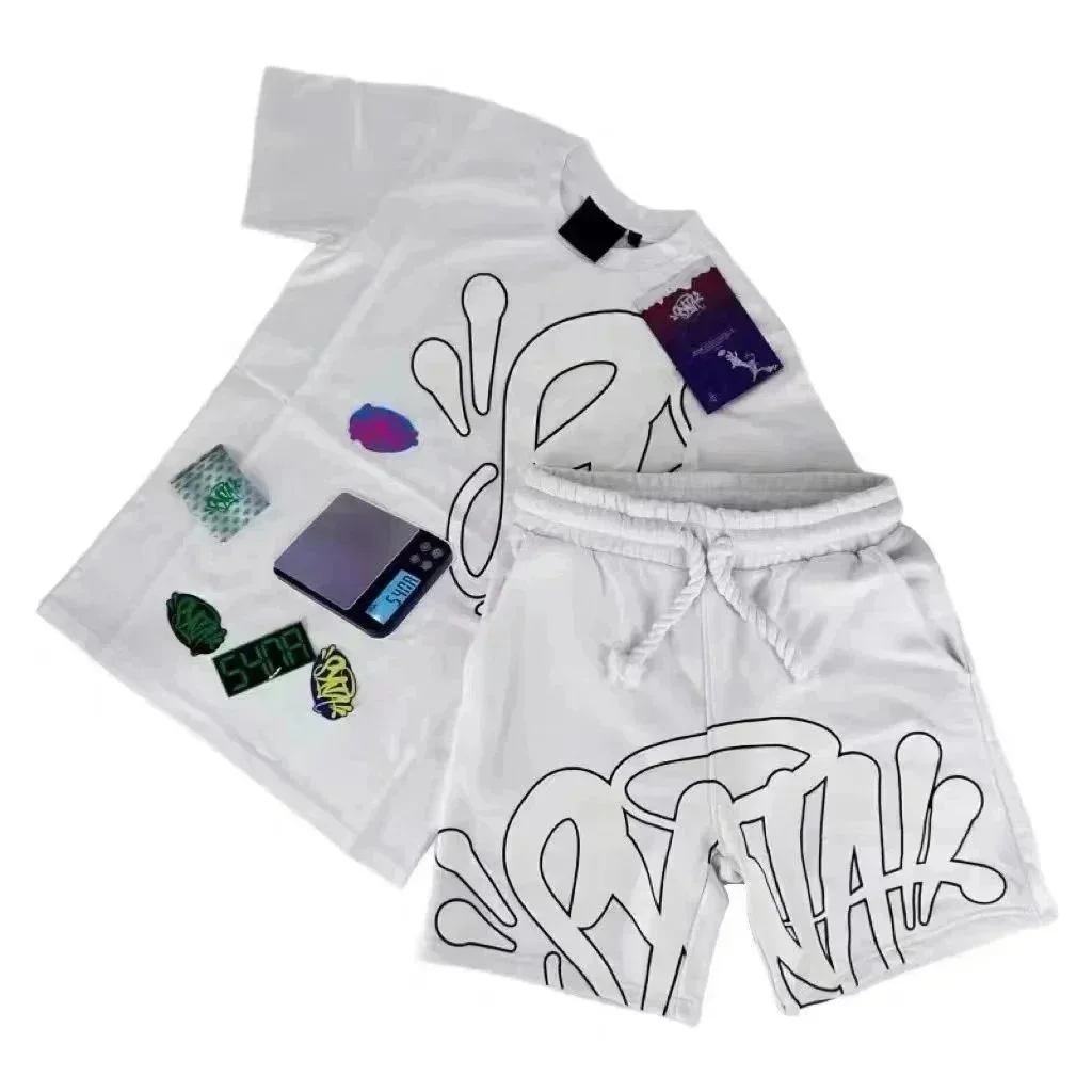 Other White Graffiti Print Co-ord Set White - 1