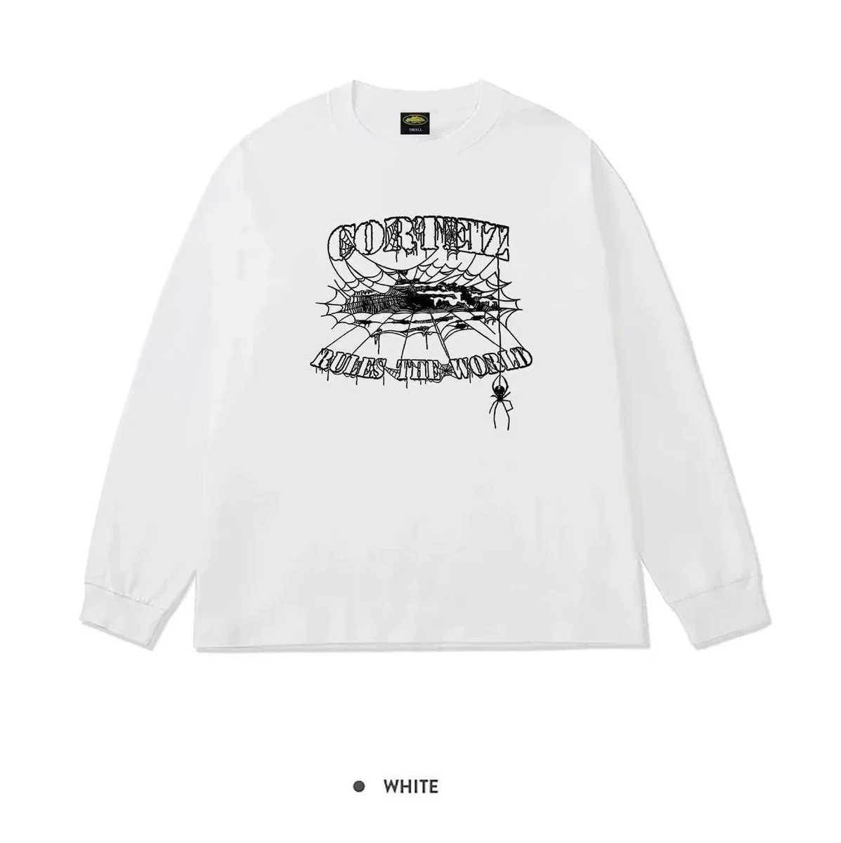Corteiz Corteiz RTW Rules The World White Long-Sleeve T-Shirt White - 1