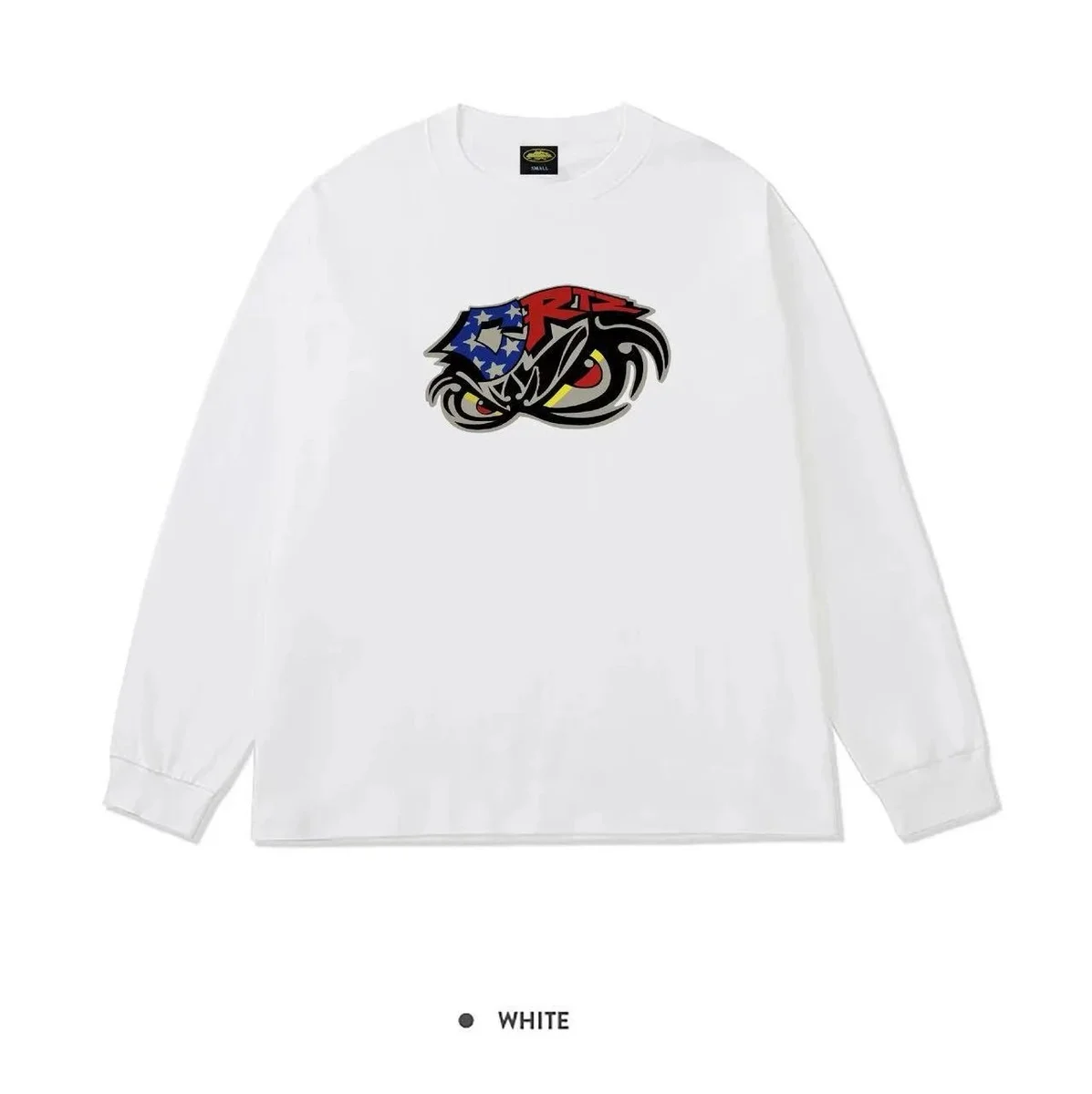 Other White Long Sleeve Graphic T-Shirt White - 1
