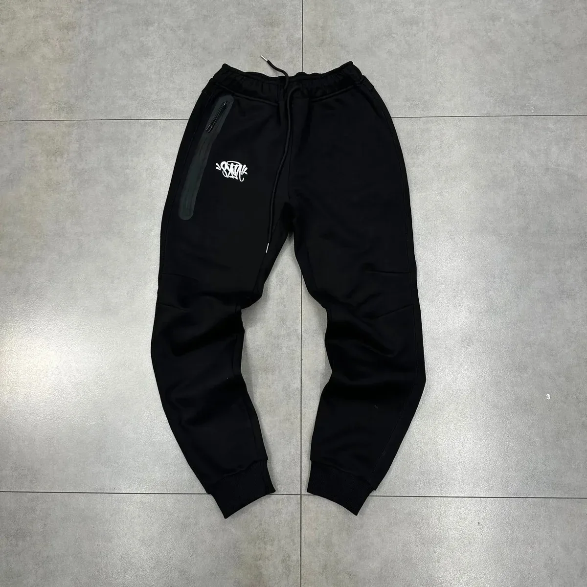 Other Black Jogger Pants with White Logo Detail Black - 1