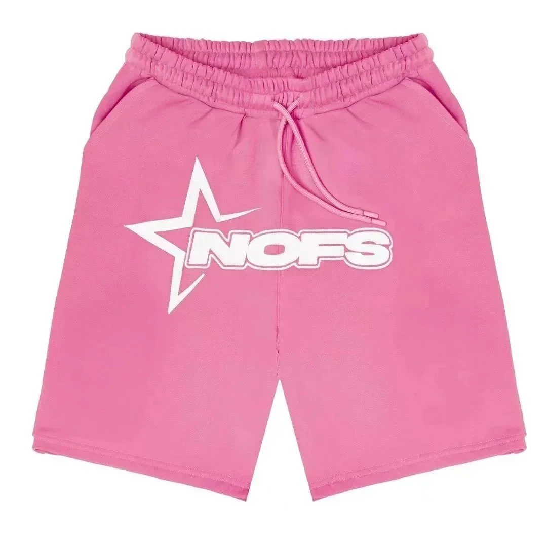 NOFS NOFS Pink Star Logo Shorts Pink - 1