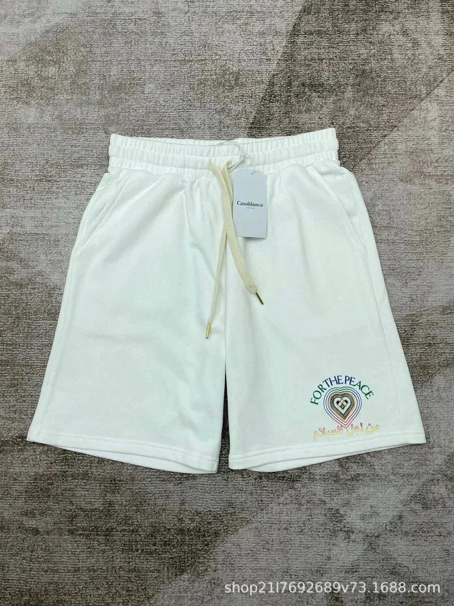 Casablanca Casablanca For The Peace White Shorts White - 1