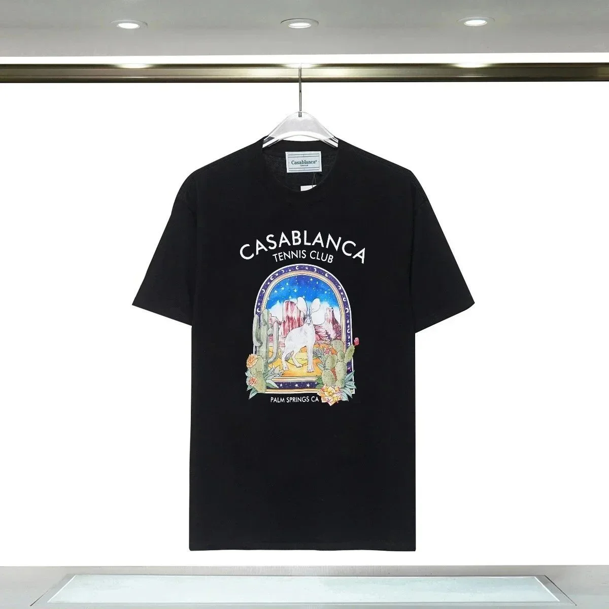 Casablanca Casablanca Tennis Club Black T-Shirt Black - 1