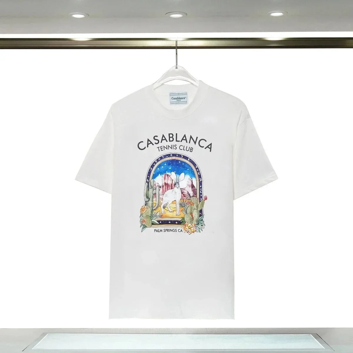 Casablanca Casablanca Tennis Club White Graphic T-Shirt White - 1