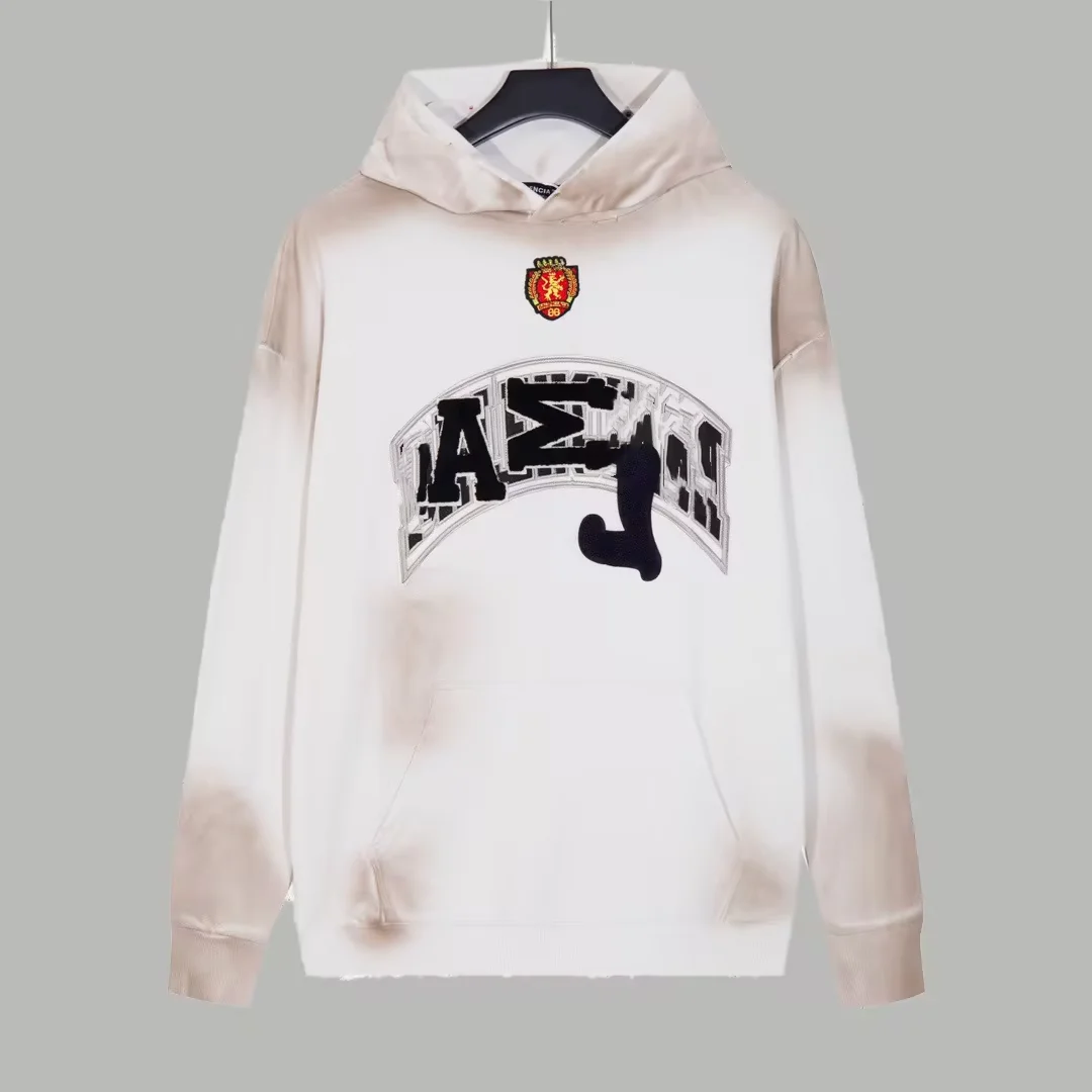 Balenciaga Balenciaga Triple S Hoodie White Burnout White - 1