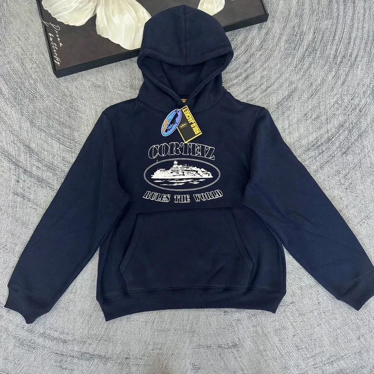 Corteiz Corteiz Rules The World Hoodie Navy Navy - 1