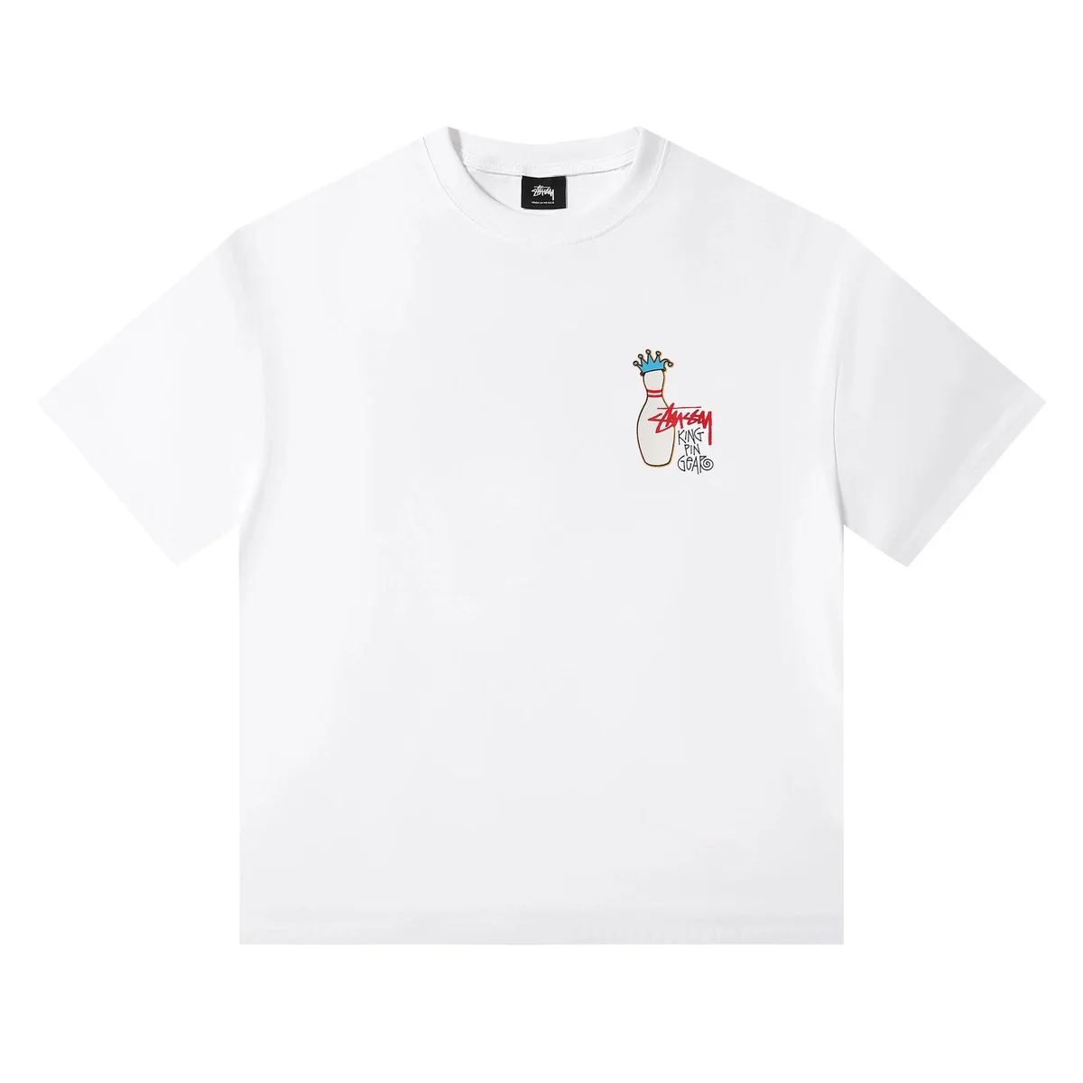 Stussy Stussy Kung Fu Goat White T-Shirt White - 1