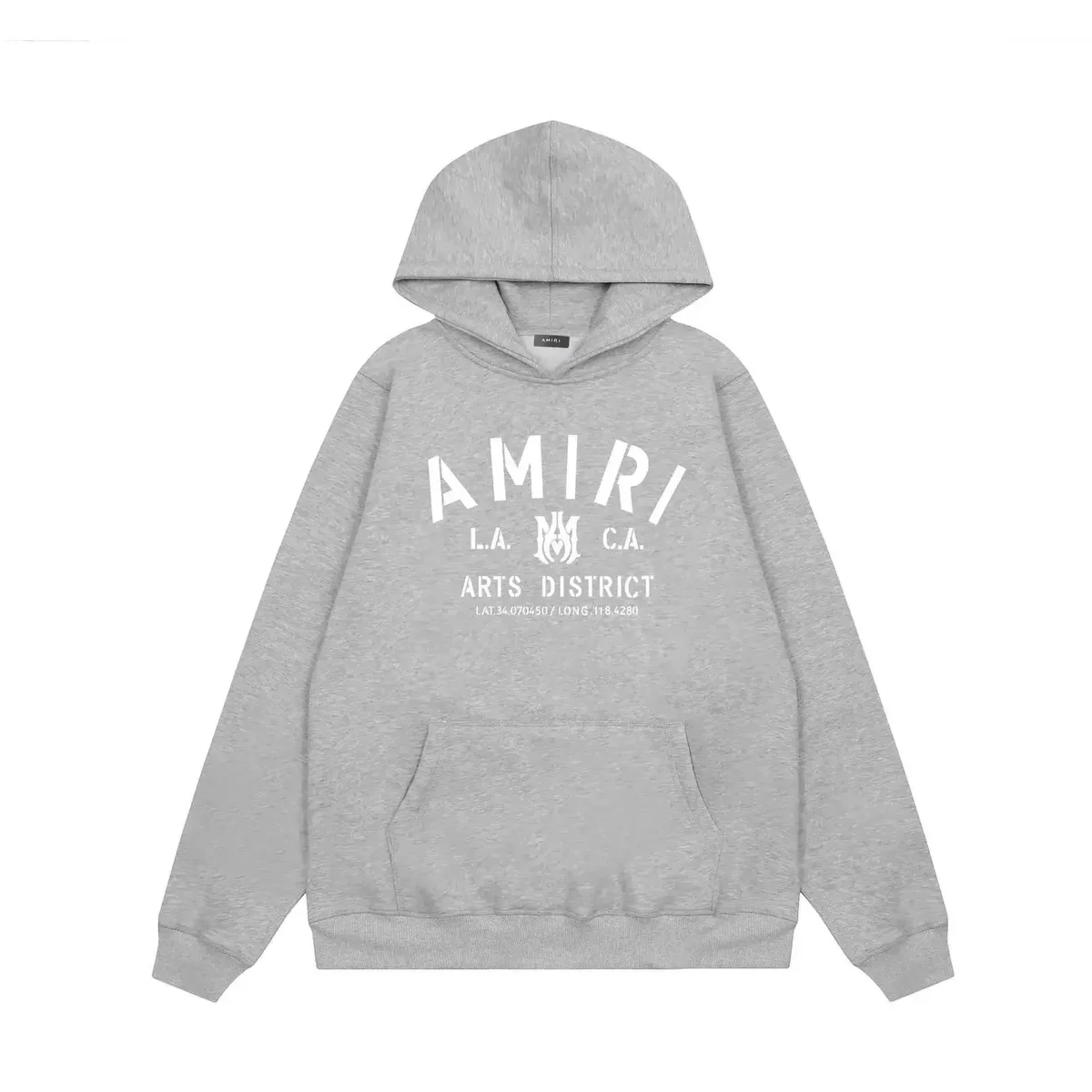 Amiri Amiri Arts District Grey Hoodie Grey - 1