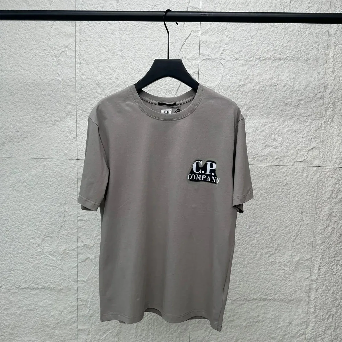 CP Company CP Company Grey C.P. Logo T-Shirt Grey - 1