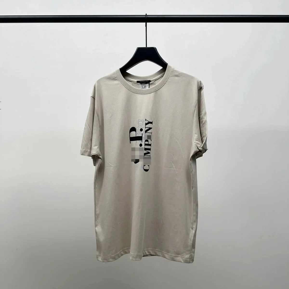 CP Company CP Company Beige Logo T-Shirt Beige - 1