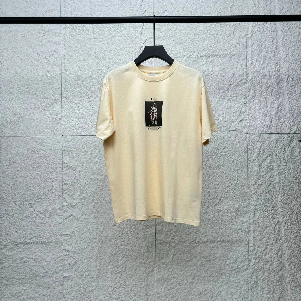 CP Company CP Company Beige Graphic T-Shirt Beige - 1