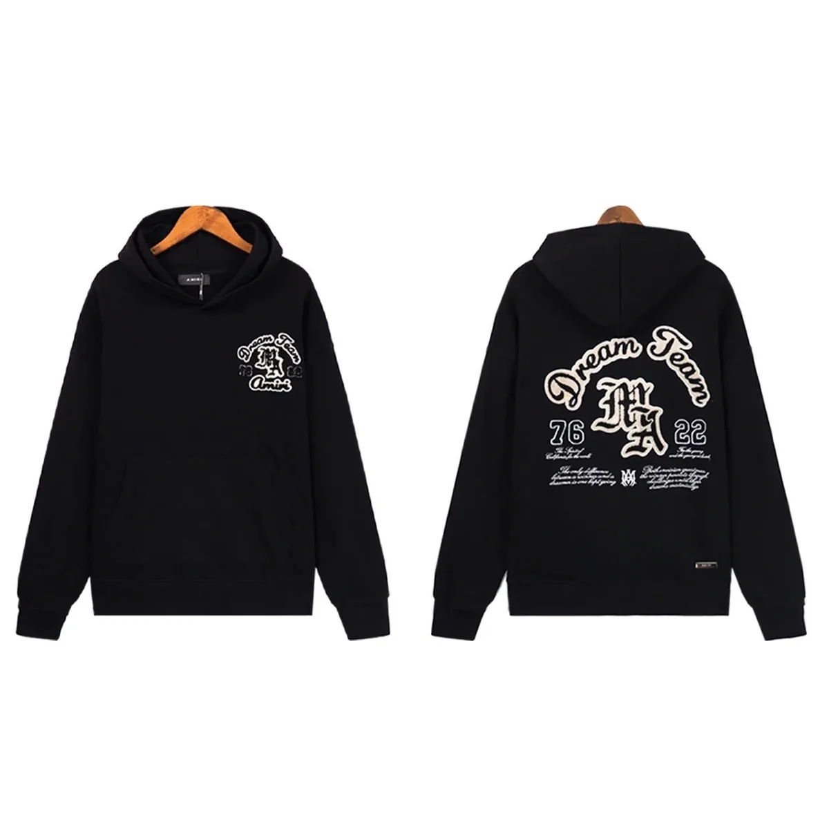 Amiri Amiri Dream Team Black Hoodie Black - 1