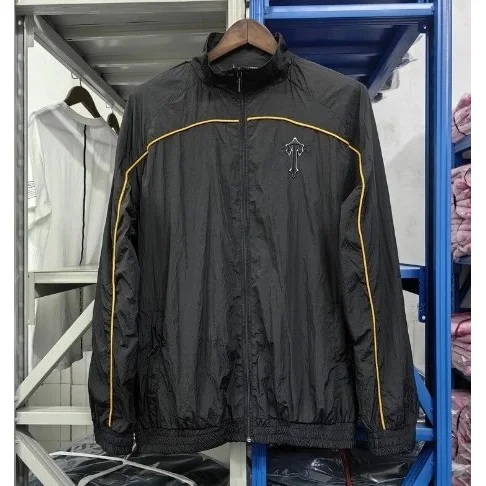 Rick Owens Rick Owens Geobasket Black Jacket with Yellow Accents Black - 1