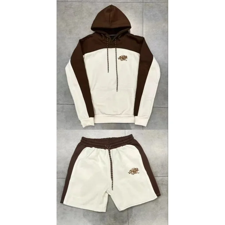 A Bathing Ape A Bathing Ape Co-ord Set in Brown & White Brown - 1