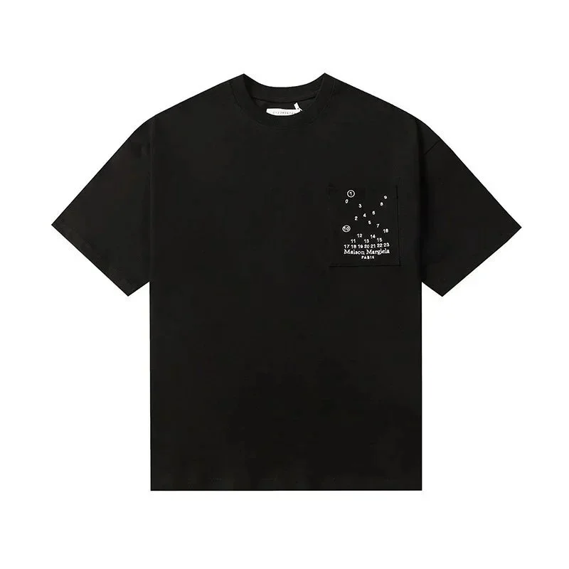 Maison Margiela Maison Margiela Black Graphic Pocket T-Shirt Black - 1