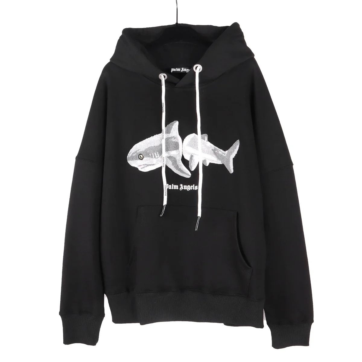 Palm Angels Palm Angels Bear Shark Hoodie Black Black - 1