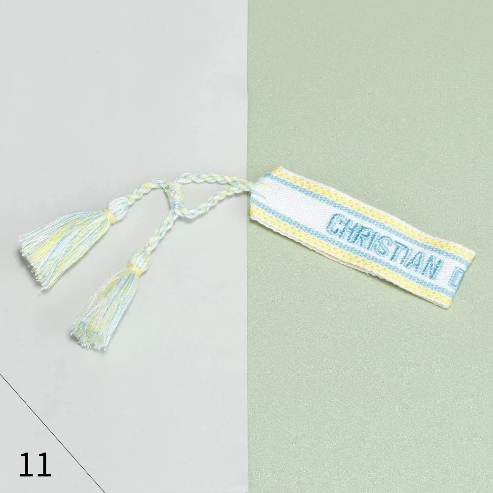 Dior Christian Dior Embroidered Bookmark White - 1