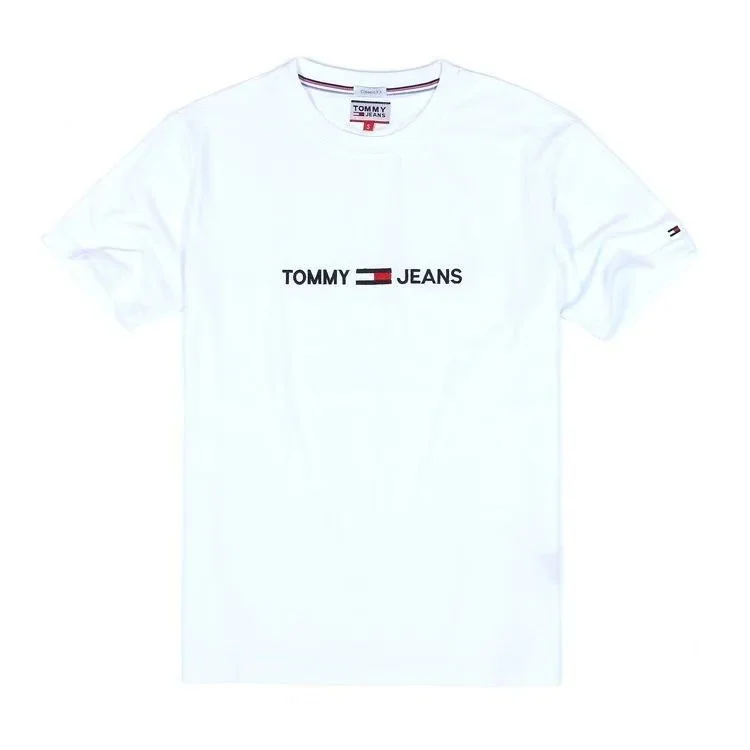 Tommy Hilfiger Tommy Hilfiger White Logo T-Shirt White - 1