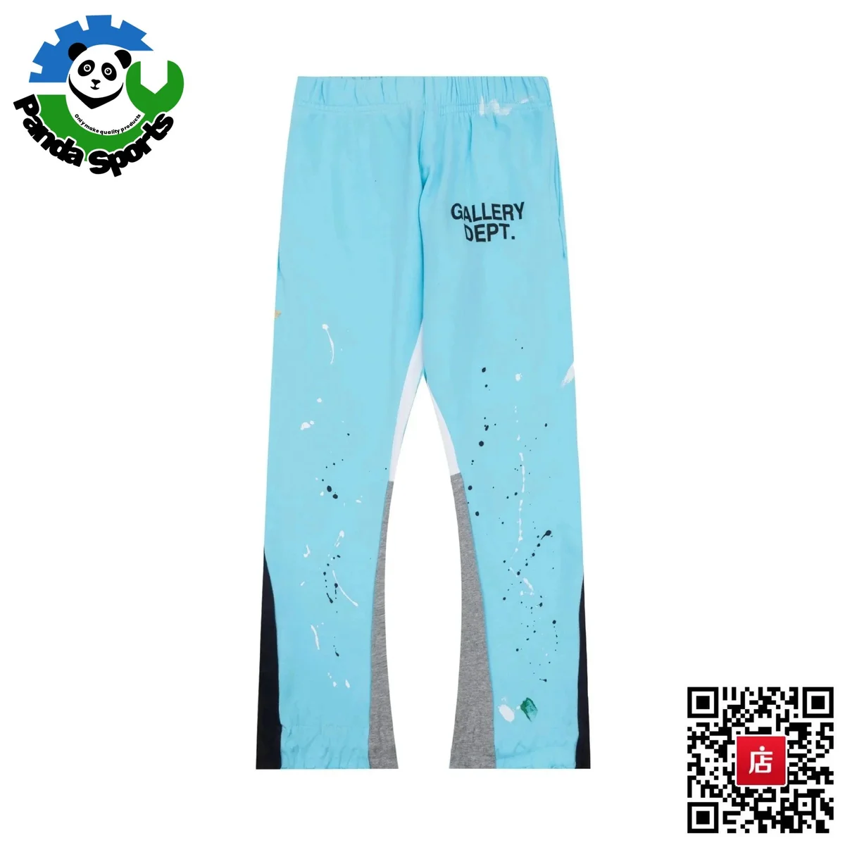 Gallery Dept. Gallery Dept. Art That Kills Paint Splatter Pants Blue - 1