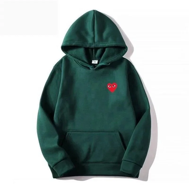 Comme des Garçons Comme des Garçons Play Green Heart Hoodie Green - 1