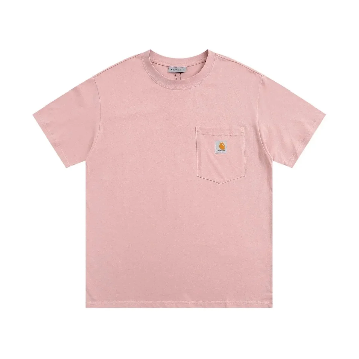 Carhartt Carhartt Pocket T-Shirt Pink Solid Pink - 1