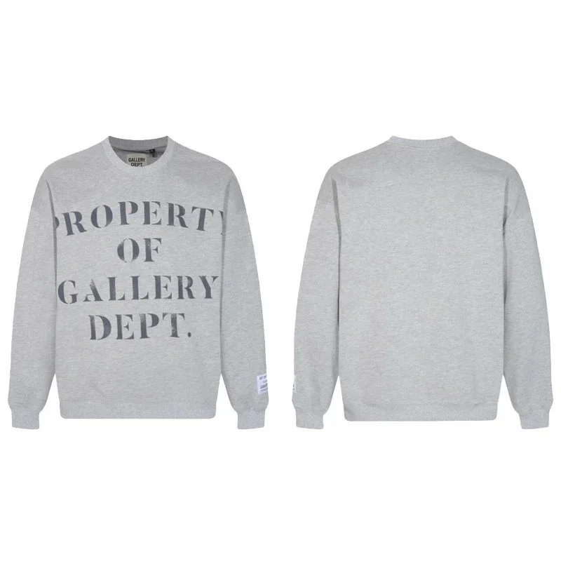 Gallery Dept. Gallery Dept. Property of Gallery Dept. Grey Sweatshirt Grey - 1