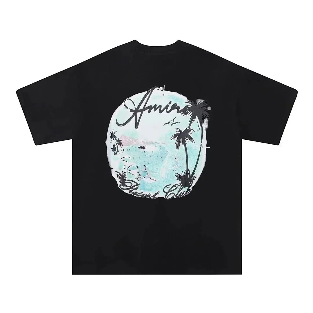 Amiri Amiri Resort Club Black T-Shirt Black - 1