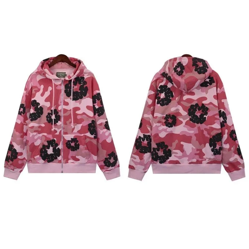 A Bathing Ape A Bathing Ape BAPE STA Camo Hoodie Pink Pink - 1