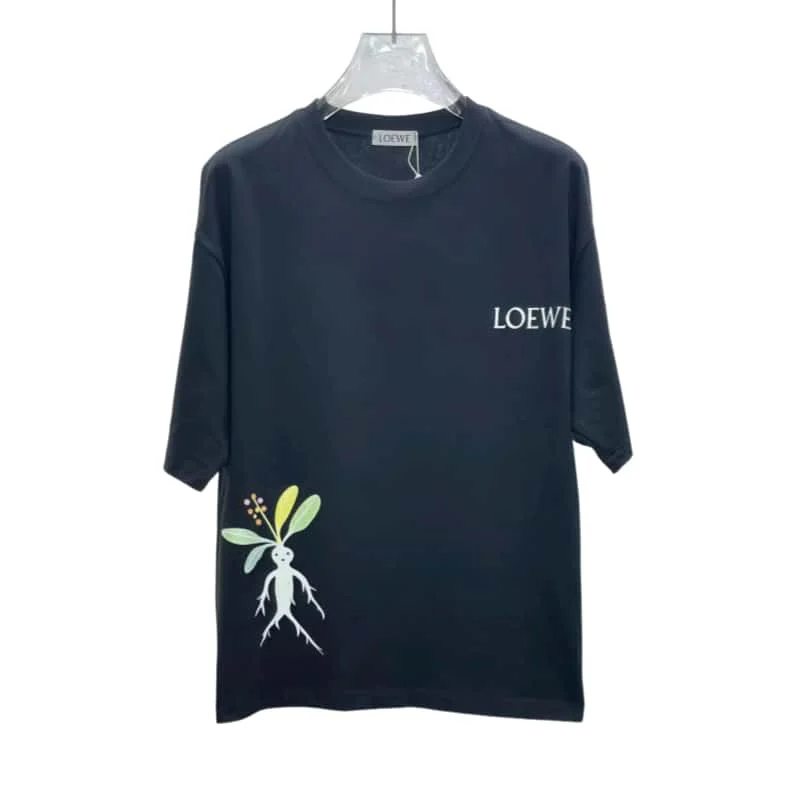 Loewe Loewe Alien Print T-Shirt Black Black - 1