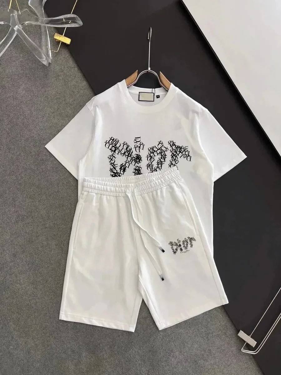Dior White Graphic Print Co-ord Set White - 1