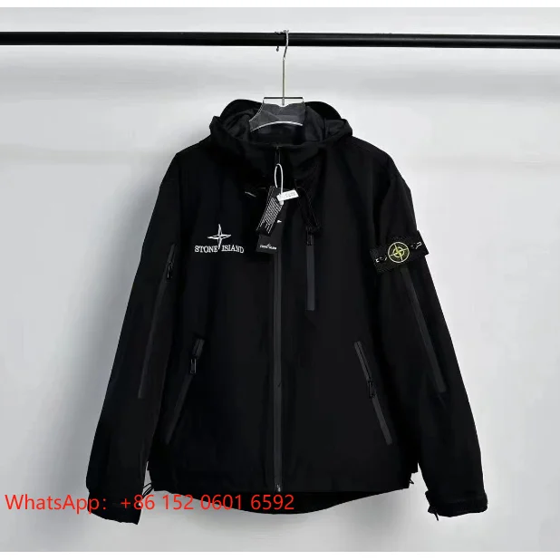 Stone Island Stone Island Shadow Project Black Hooded Jacket Black