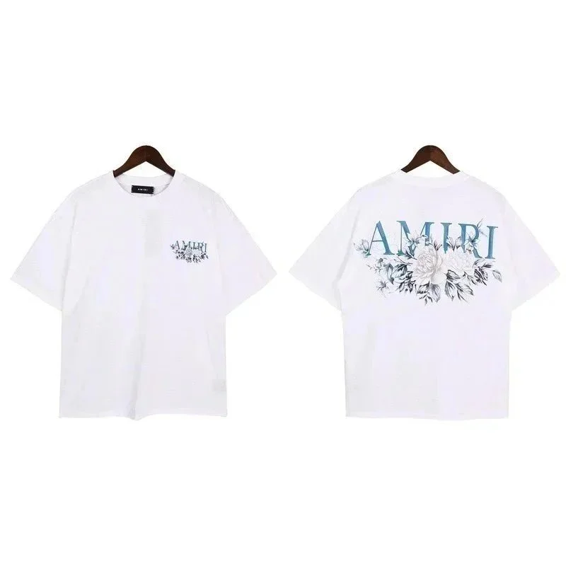 Amiri Amiri White Floral Print T-Shirt White - 1