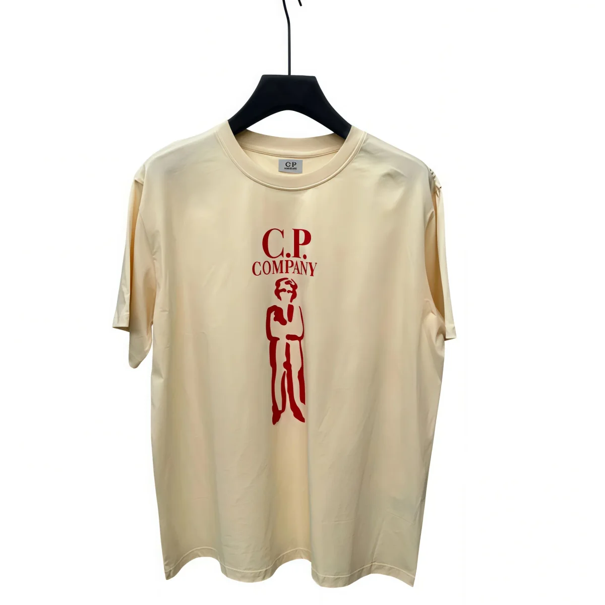 CP Company CP Company Beige Logo T-Shirt Beige - 1