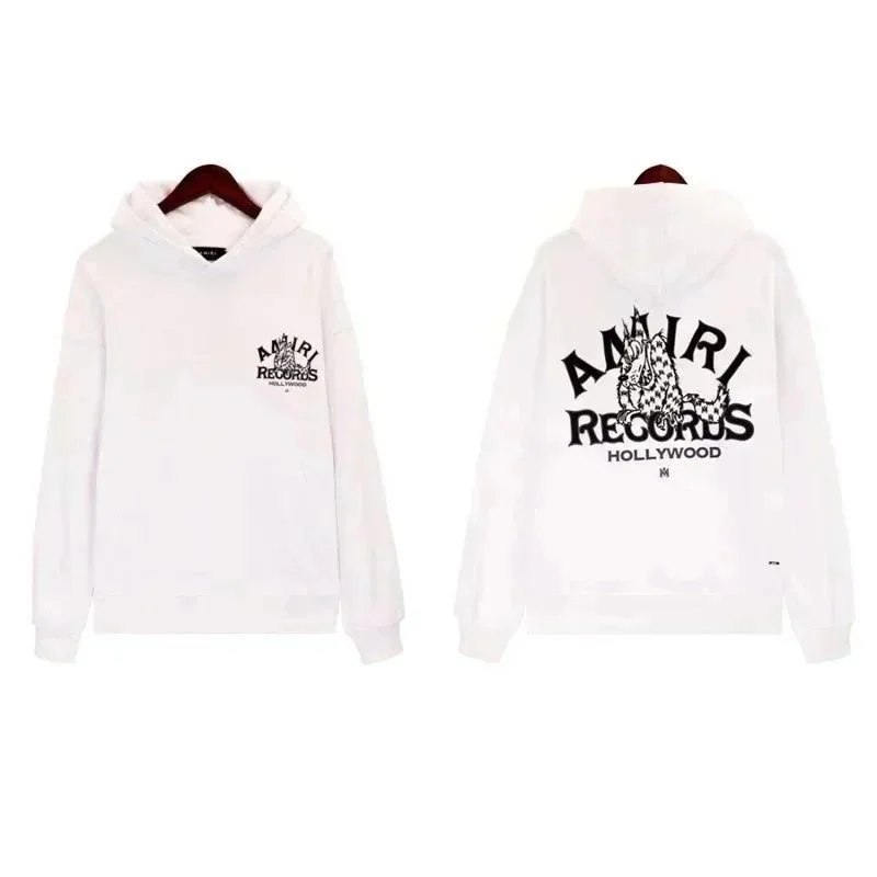 Amiri Amiri White 'Amiri Records Hollywood' Hoodie White - 1