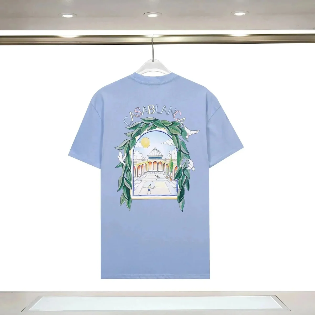 Casablanca Casablanca Blue 'Tennis Club' T-Shirt Blue - 1