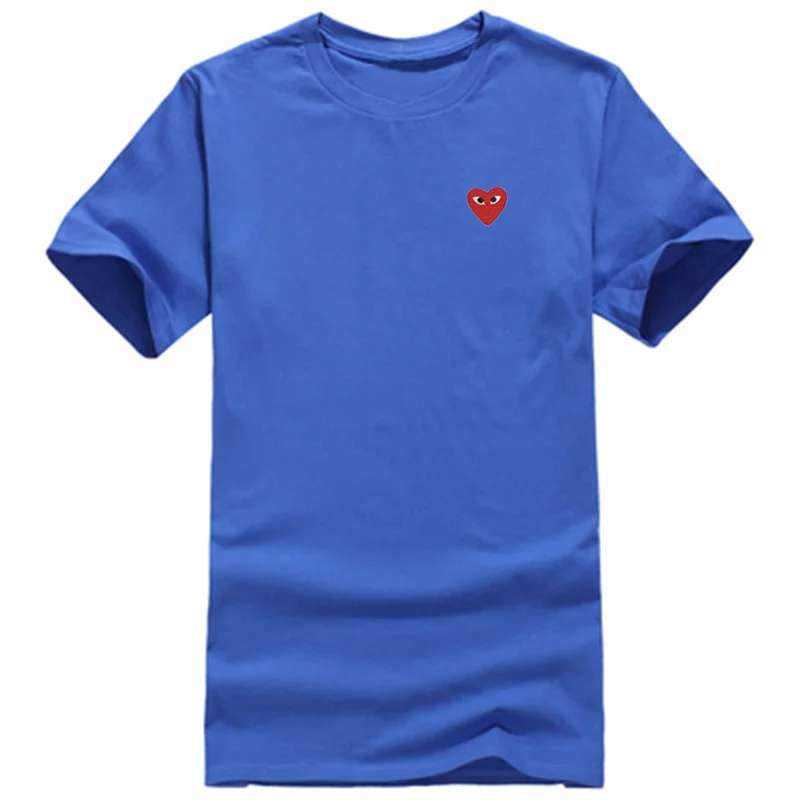 Comme des Garçons Comme des Garçons Blue Heart T-Shirt Blue - 1