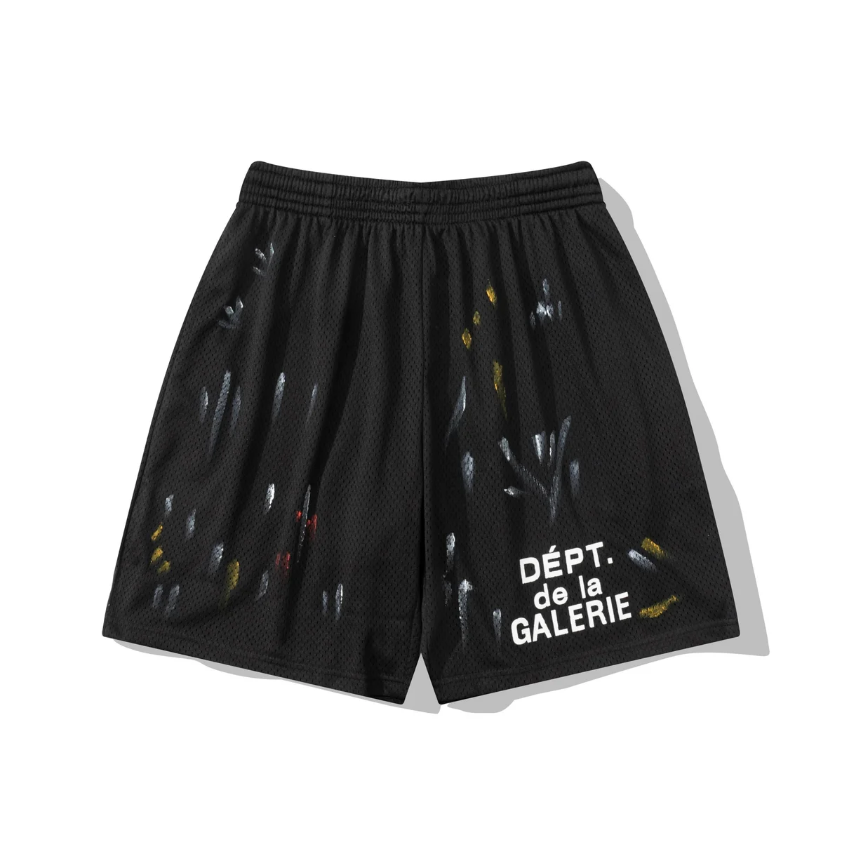 Gallery Dept. Gallery Dept. Art That Kills Shorts Black Paint Splatter Black - 1