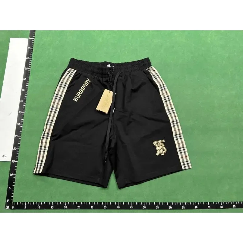 Burberry Burberry Black & Checkered Shorts Black - 1