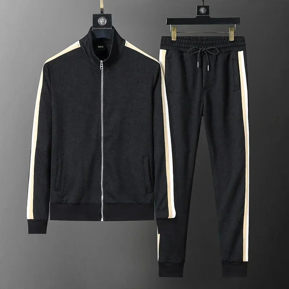 Hugo Boss Hugo Boss Black & Cream Tracksuit Set Black - 1
