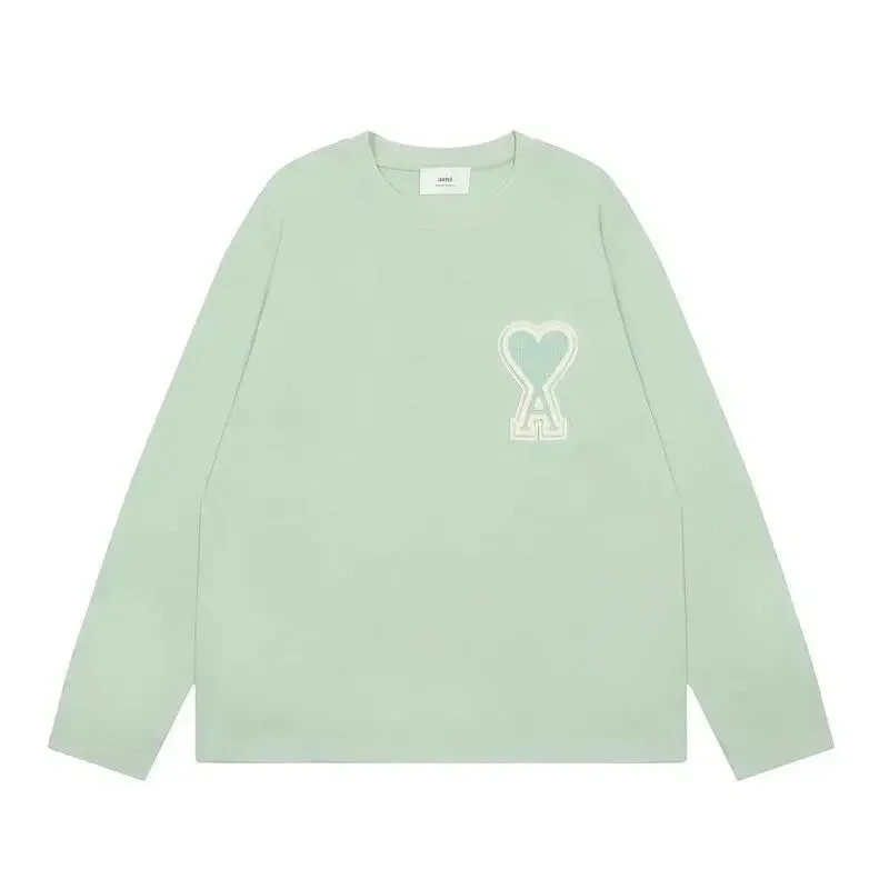 Acne Studios Acne Studios Face AM1061 Mint Long Sleeve T-Shirt Green - 1