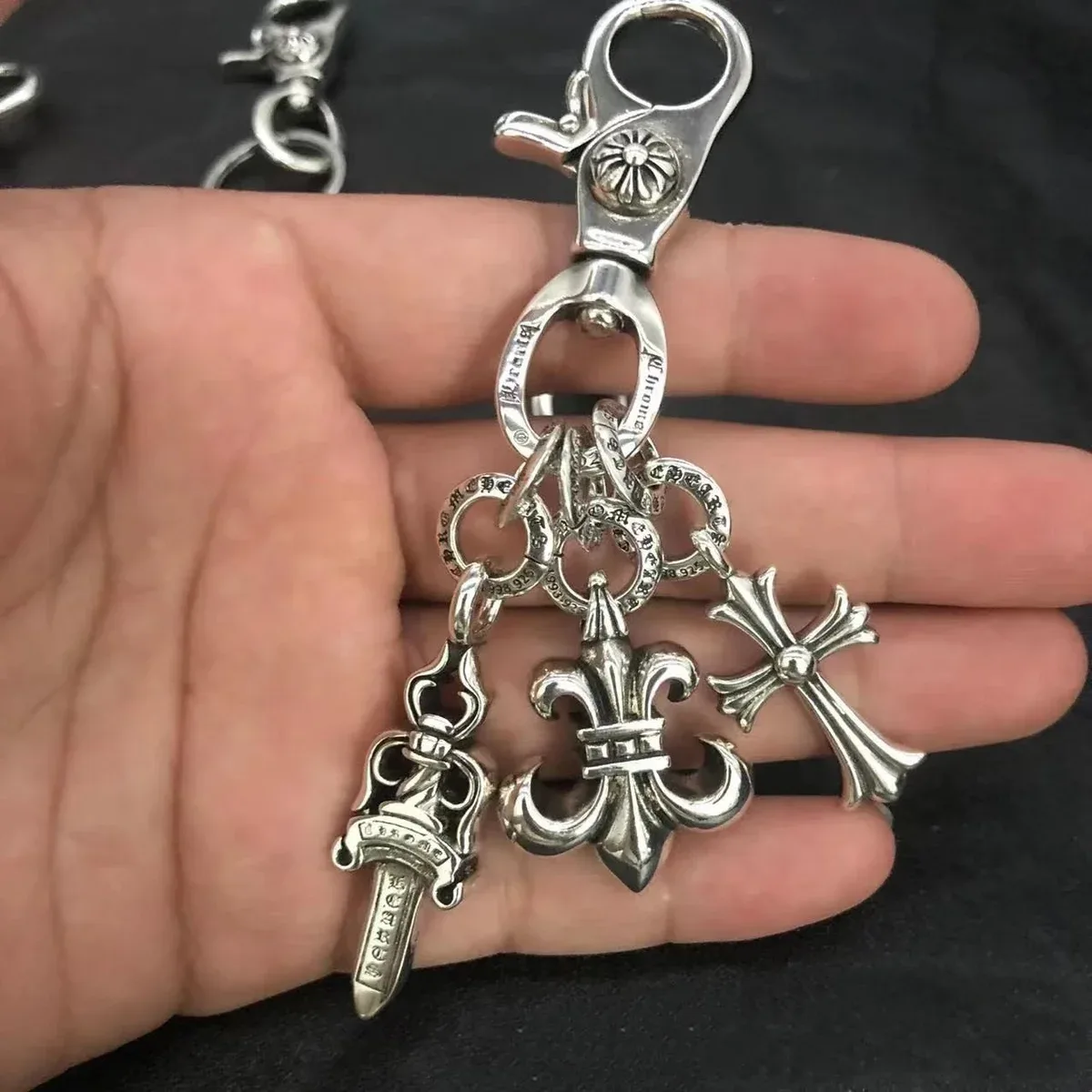 Chrome Hearts Chrome Hearts Keychain Set Silver Silver - 1