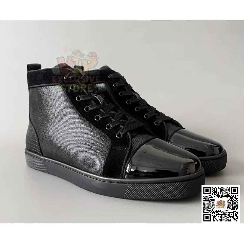 Christian Louboutin Christian Louboutin Louis Rouge Black Sneakers Black - 1