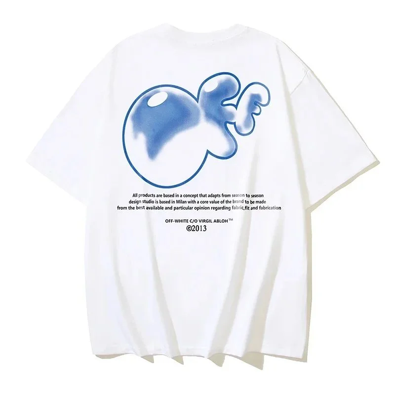 Off-White Off-White Out Of Office White Graphic T-Shirt White - 1